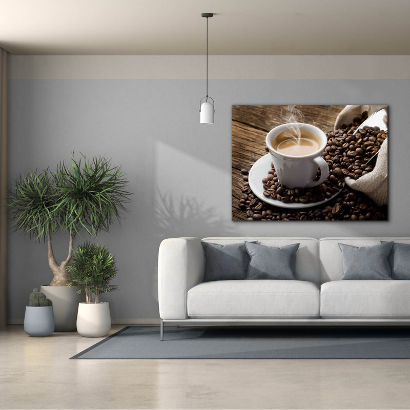 " Time For Coffee ", 40" H x 54" W x 1.5" D