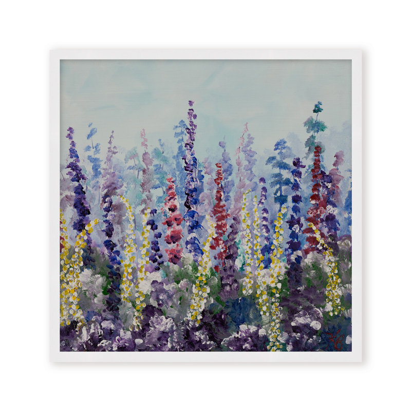 Nature Inspired "Meadow Glow" Canvas Wall Art By , 12" H x 12" W, Framed Canvas, Gold