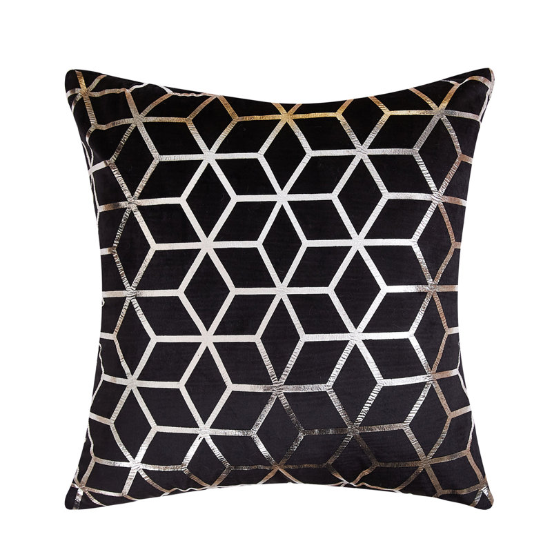 Housse de coussin , Noir, 20 po x 20 po
