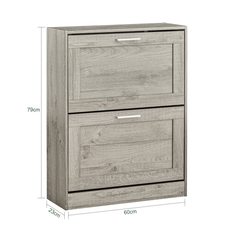 Kirksville 8 Pair Flip Down Shoe Storage
