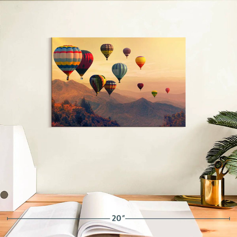 Montgolfières Mehar Sunset, H 8 po x l 12 po