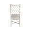 Chaise d'appoint à dossier complet Rosalie en blanc