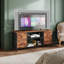 Meuble télé moderne pour téléviseur, centre de divertissement à la maison avec 4 tiroirs, console multimédia avec rangement pour le salon, brun rustique-1906442271