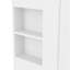 Ensemble de meuble-lavabo autoportant 36 po avec 4 tiroirs et support de rangement latéral 36 po, armoire en bois avec lavabo en céramique pour salle de bain, blanc-129384461