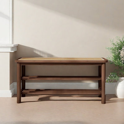 Banc de rangement pour chaussures 39,4 po