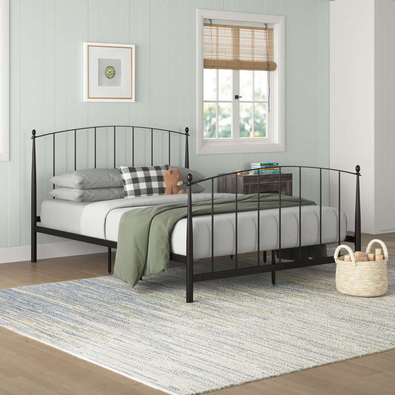 Alessia Metal Slat Bed, Queen