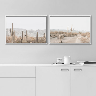 «Southwest Desert Cactus», 2 pièces