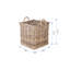 Panier carré en osier Ayriauna-204841746