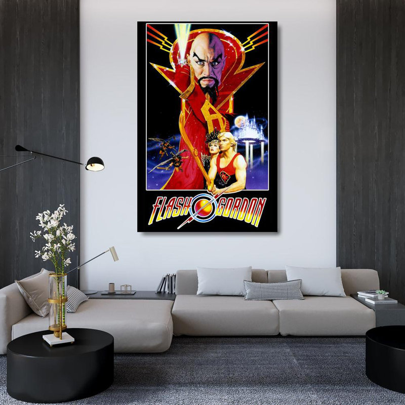 Flash Gordon, 48" H x 32" W