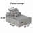 Modular Chenille Sectional Sofa with 2 Pillows-91659146