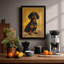 Dignified Dachshund Modern - Framed Print-334602276-334602278