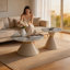 Iron Top End Table
