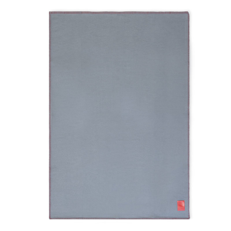 Blanket, Gray/Red