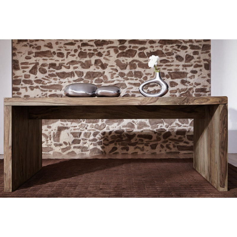 Nature Solid Wood Writing Desk, 78cm H x 178cm W x 90cm D