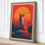 Fox at Dawn Boho - Wrapped Canvas-83955864-83955847