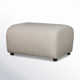 Nella Upholstered Custom Ottoman