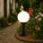 20'' Tall Globe Outdoor Floor Lamp