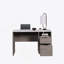 Bureau, finition gris moyen