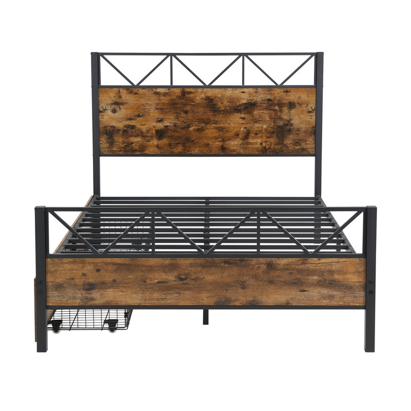 Metal Storage Bed
