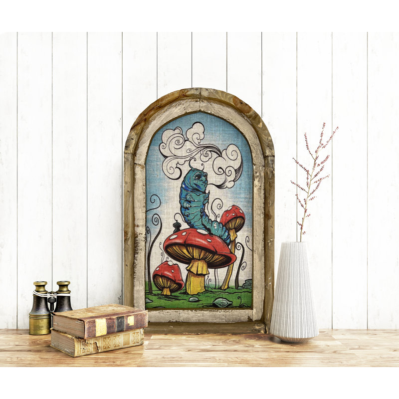Handmade Fantasy & Sci-Fi Wall Decor on Solid Wood, 22'' H x 14'' W x 2'' D