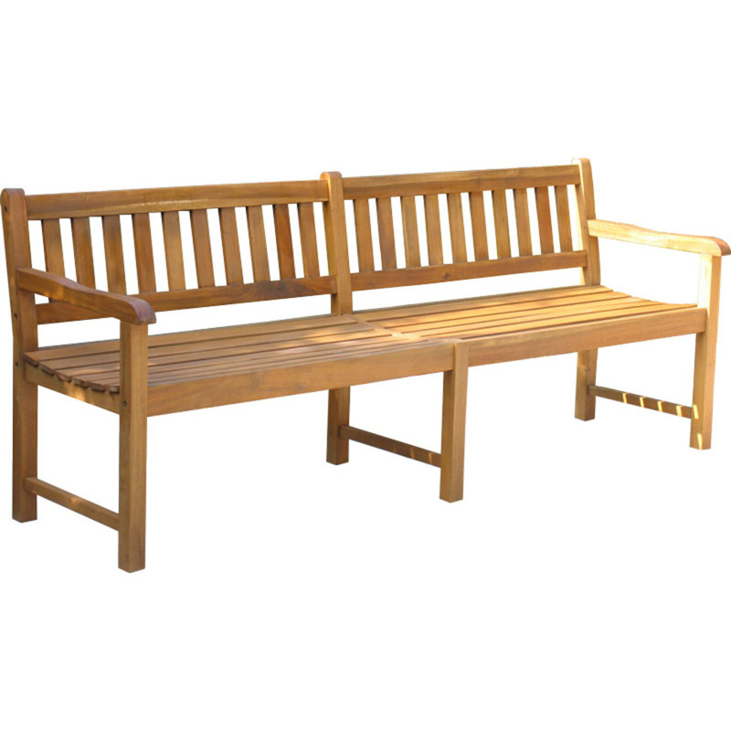 Lakeshore Wooden Bench