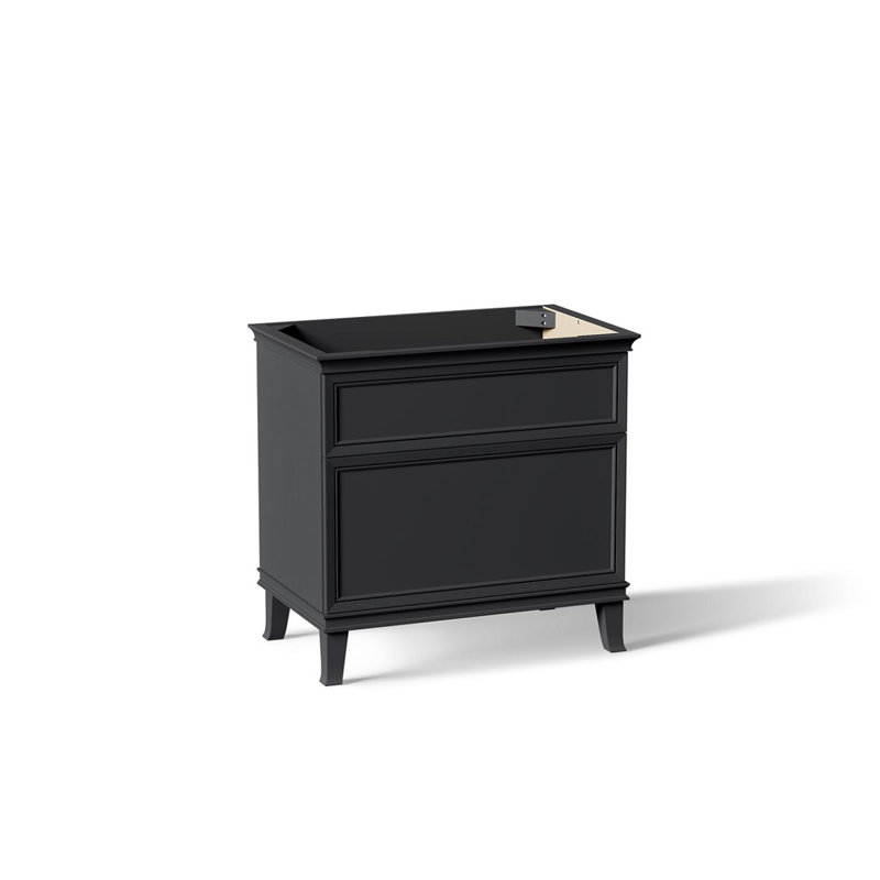 Armoire de meuble-lavabo 36 po avec deux tiroirs Harken, Gabbro