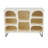 Thamanna 8-Shelf Bookcase Shelving Unit with Black Metal Legs