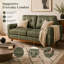 Canapé-lit rembourré de style moderne Mid-Century 65 po Findley-132945226