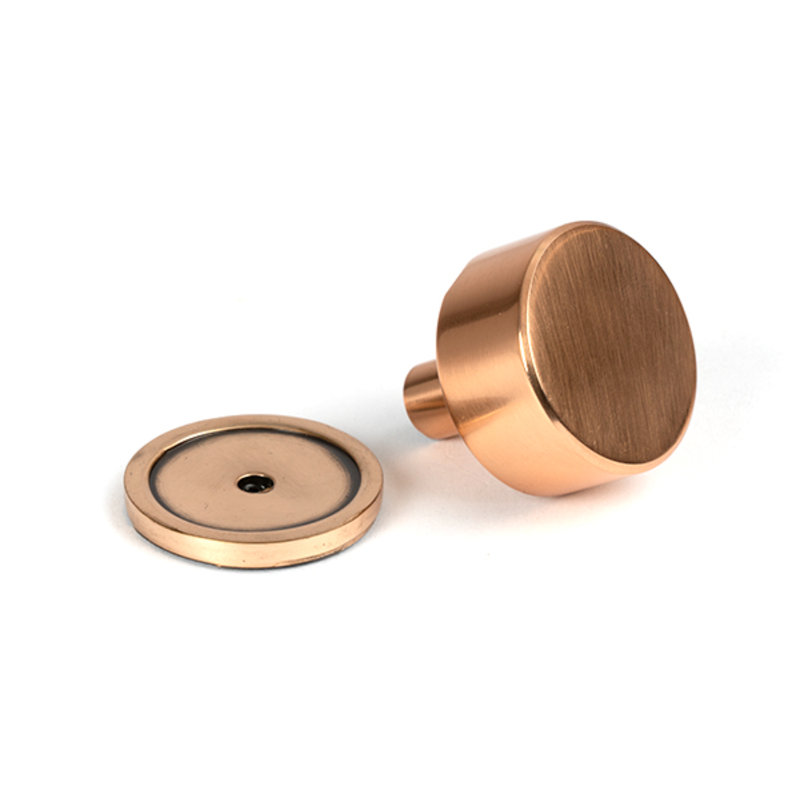 Round Knob, 3 cm, Polished Bronze