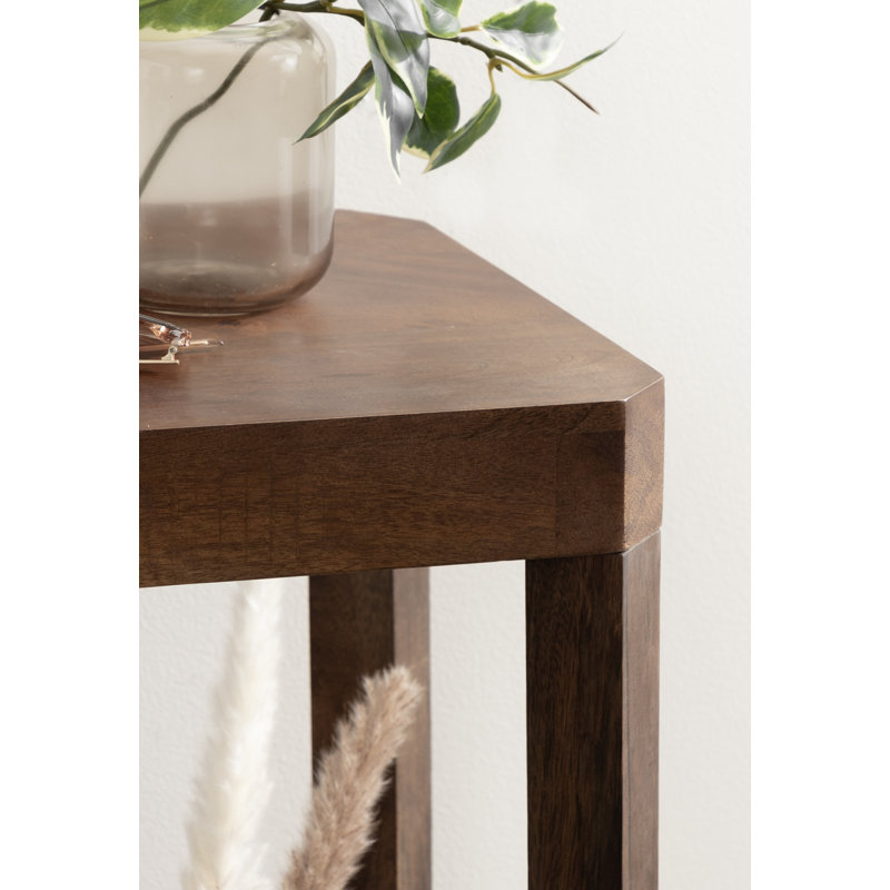 Ardentown Square Tiered Wood Drink Table