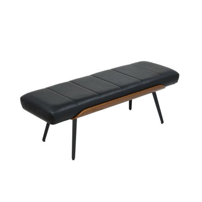 Florida Faux Leather Bench