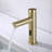 FontanaShowers Solo Brushed Gold Touchless Motion Activated Sink Faucet and Soap Dispenser