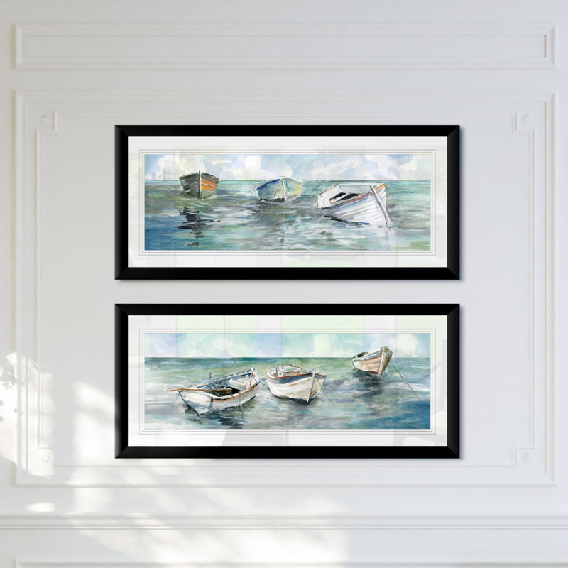 Cadre photo, ensemble de peintures sur papier, Noir