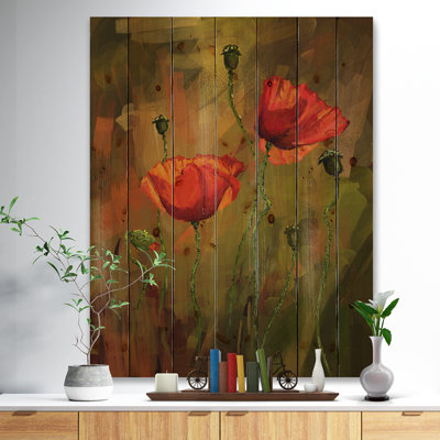 «Poppy Flowers», peinture