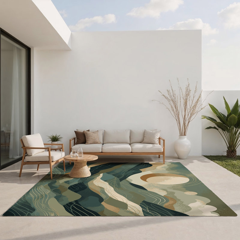 Tapis intérieur et extérieur Astral Maze, Rectangulaire 2 pi x 3 pi
