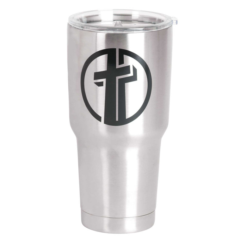 Verre en croix en acier inoxydable 30 oz