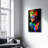 Elegant Tempered Glass Wall Art Painting, 13.8 x 21.7 inches | 100% Tempered Glass, Thickness: 0.16 inches | UV Printed for Vibrant Colors | Perfect for Home Decor, Living Room, & Office Spaces