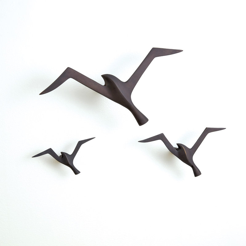 Handmade Metal Wall Decor, Matte Black