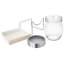 Geo Sprouting Jar System with Stainless Steel Rack and Ceramic Base Plate