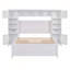 Lit double en bois avec armoire et tablette tout-en-un-850973138