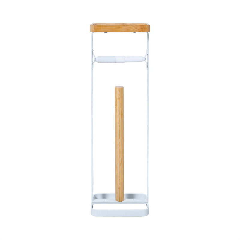 Porte-serviettes en papier simple, Blanc