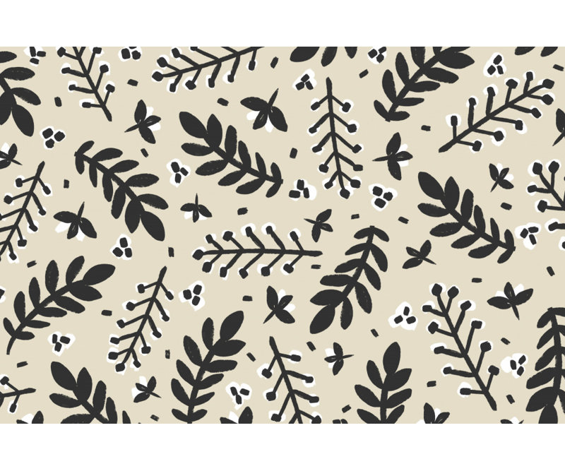 Branches on Background Square, 50.8 cm H x 76.2 cm W