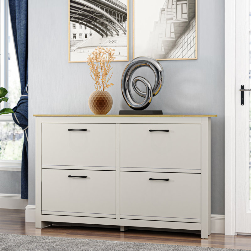 17 Stories Limestone Door Flip Down Shoe Storage Reviews