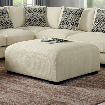 Repose-pieds carré large de 42 po Junejo
