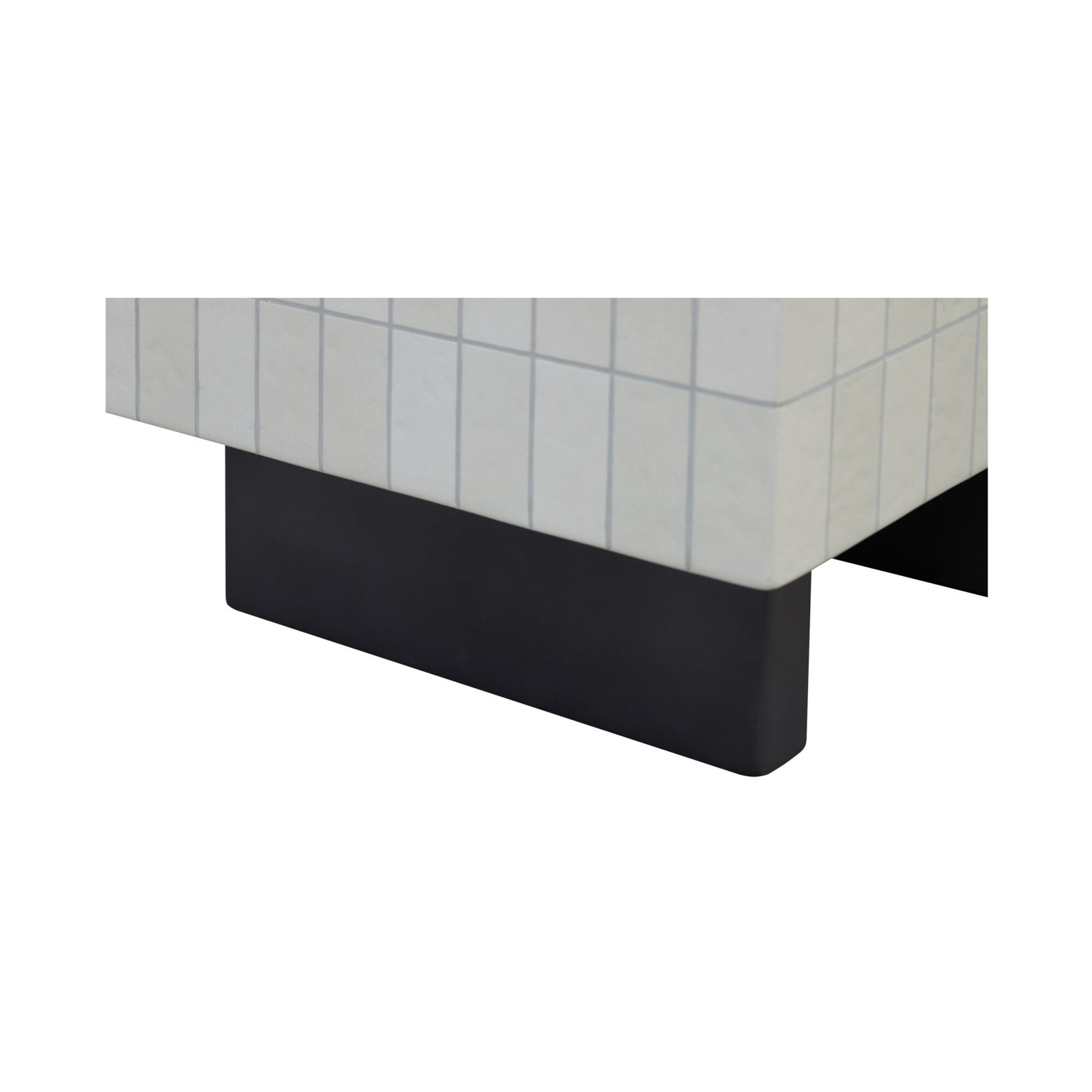 Rosie 20" Patio Side Table, Cream