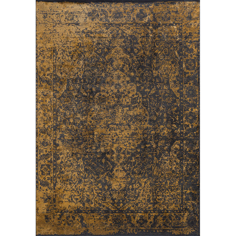 Asya Vintage Look Hand Loom Indoor / Outdoor Area Rug, Rectangle 7'10" x 9'10"