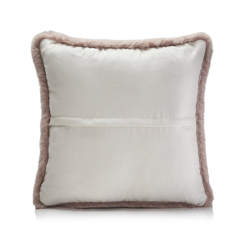 Rosenda Square Throw Pillow Cover, Blush, 55cm H x 55cm W x 2cm D