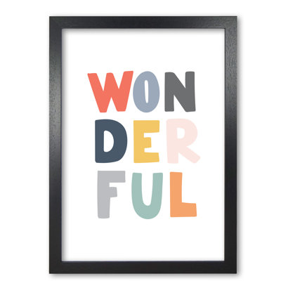 Wonderful - Print