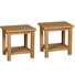Frazier Solid Wood Side Table Set
