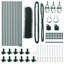 40cm H x 2500cm W Metal Fence Panels